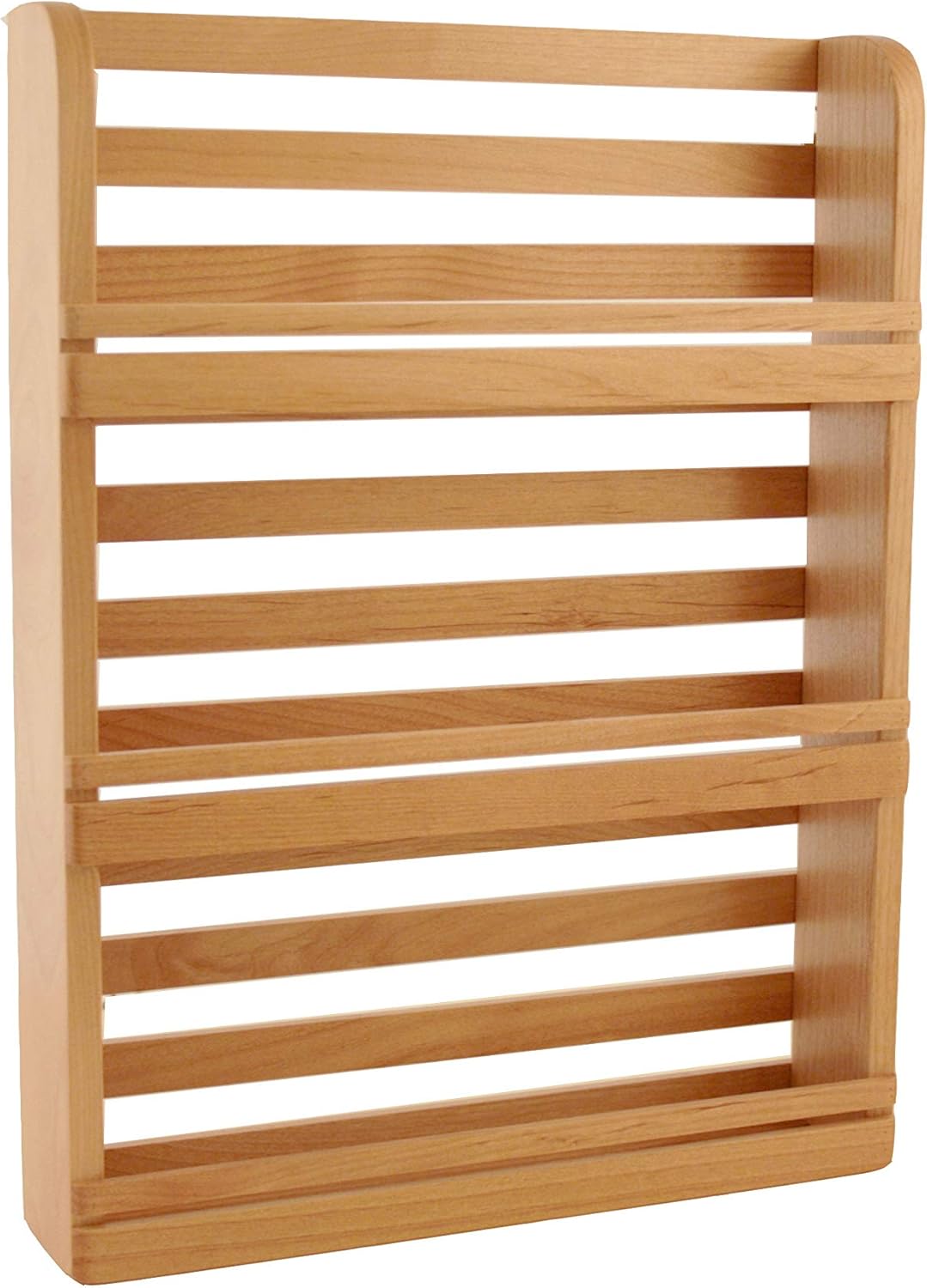 Out of the Woods of Oregon SOLID RED ALDER WOOD SPICE RACK (ALDER, 3 TIER)
