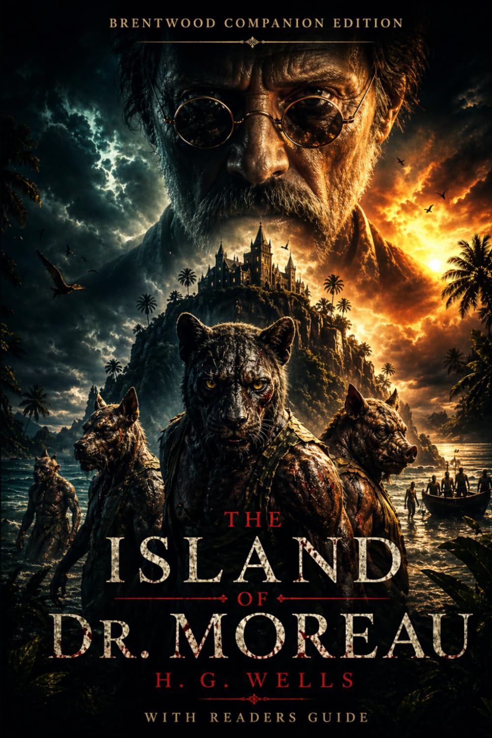 The Island Of Dr. Moreau (Annotated): Brentwood Companion Edition: Classic Science Fiction Gothic Horror Reader’s Guide, Summary, Analysis, Characters, Themes, Symbolism, Context and Insights