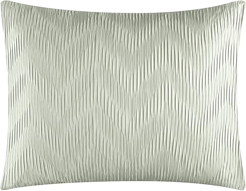 Miniatura 3 de Chic Home Meredith - Juego de edredón de felpa acanalada con diseño de cheurón - Fundas de almohada decorativas - Verde (King) BCS18533-CN