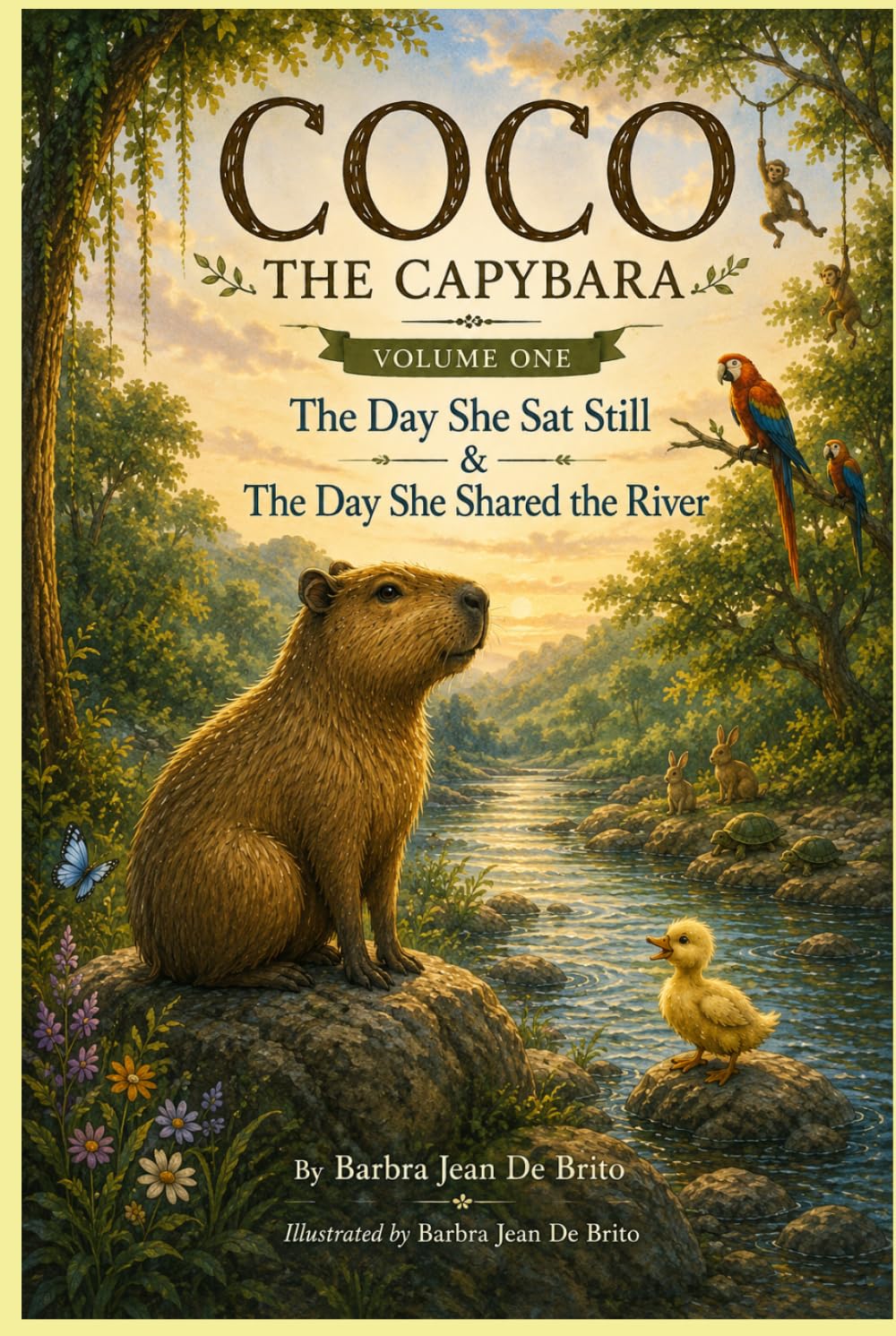 Coco the Capybara: Volume One: The Day She Sat Still and The Day She Shared the River