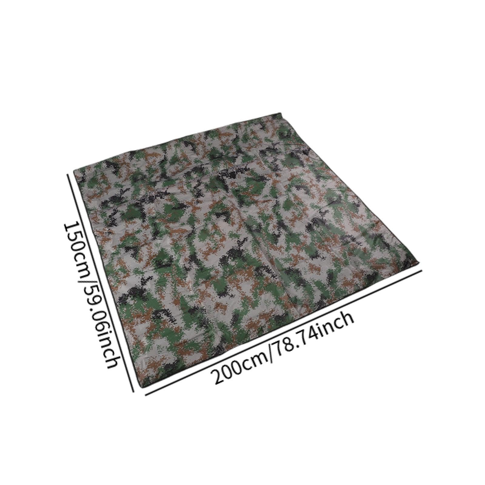 Manta de Emergencia para Exteriores, Alfombra de Camping/Picnic, Senderismo, Térmica, Impermeable, de Aluminio Y Oxford, Portátil, Adecuada para, 1,5 m x 2 m