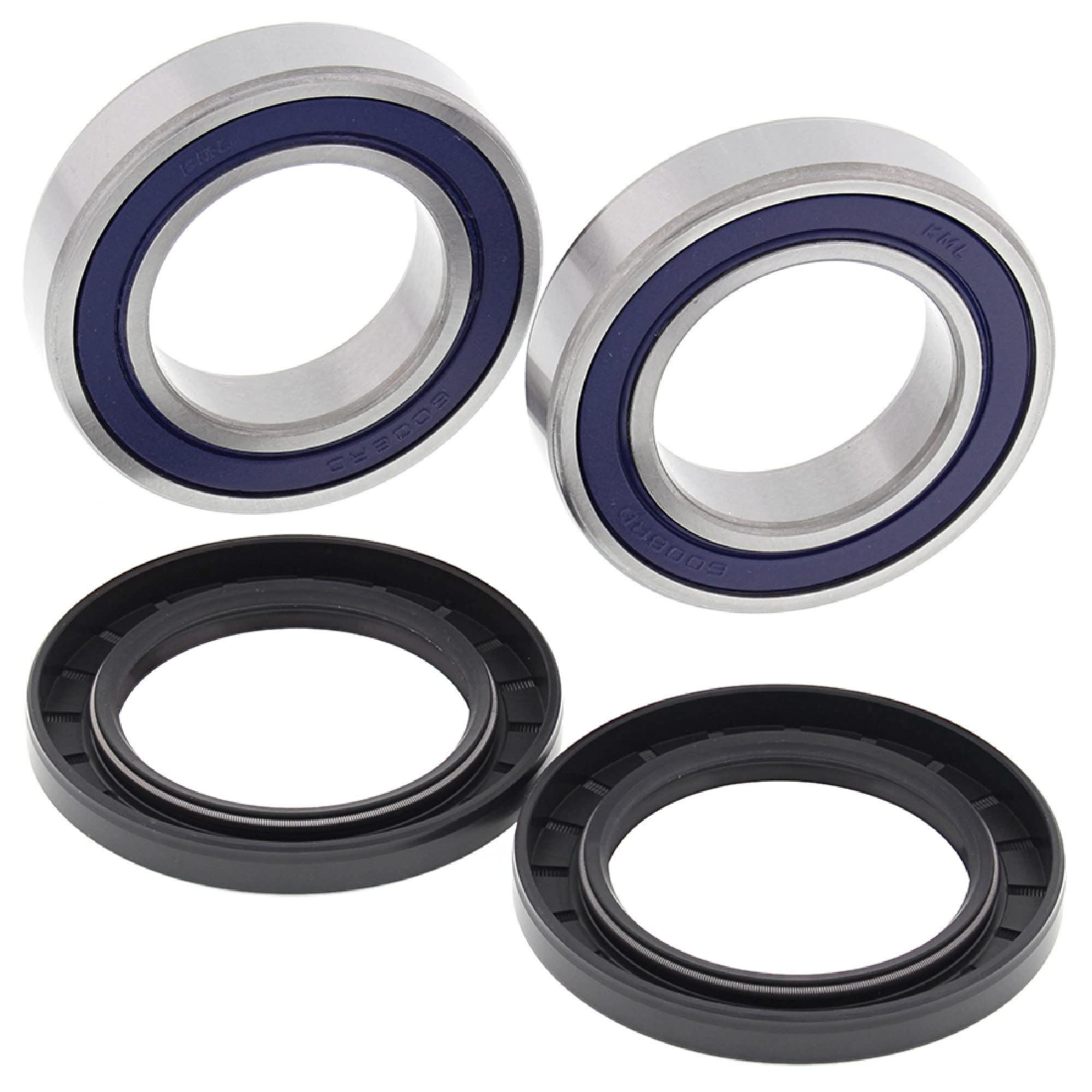 All Balls 25-1171 Kit Cuscinetti Ruota Posteriore Per Kawasaki KX80/KX100 E Anteriore Yamaha YZF R15, Cuscinetti ABEC 3 Con Guarnizioni Triple Lip