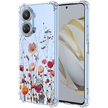 for Huawei Nova 10 SE 4G Case with Colorful Pretty Flower Series Anti-Drop Soft Shell Case for Huawei Nova 10 SE 4G,Pretty Flower
