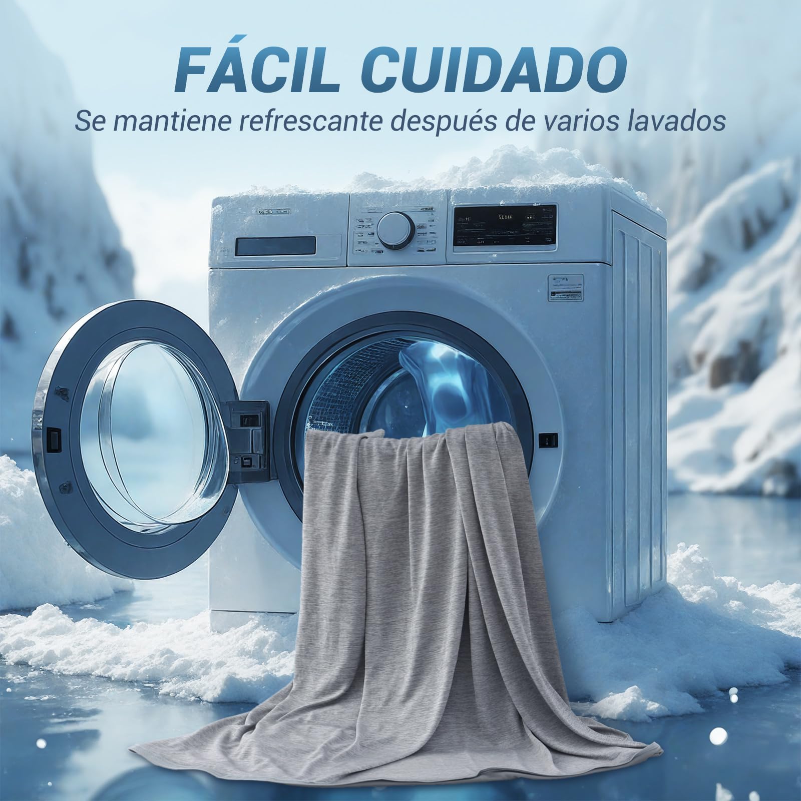 Elegear Manta Refrescante de Verano, Fibras Refrigerantes ARC-Chill 3.0 Q-MAX>0,5 Manta Autorrefrigerante de Verano de Doble Cara para Dormir Mejor, Comodidad,Transpirable Y Ligereza, 130×170cm, Gris