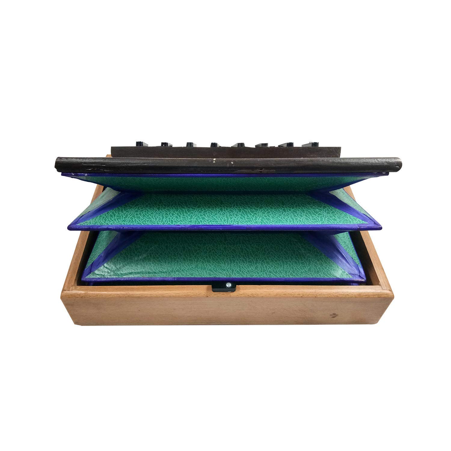 Professional Handmade Wood Shruti Box with Bag (Cream) shruthi box radel,shruthi box pedal,Shruthi Indian Musical Instrument,shruti box music,indian shruti box shruti box