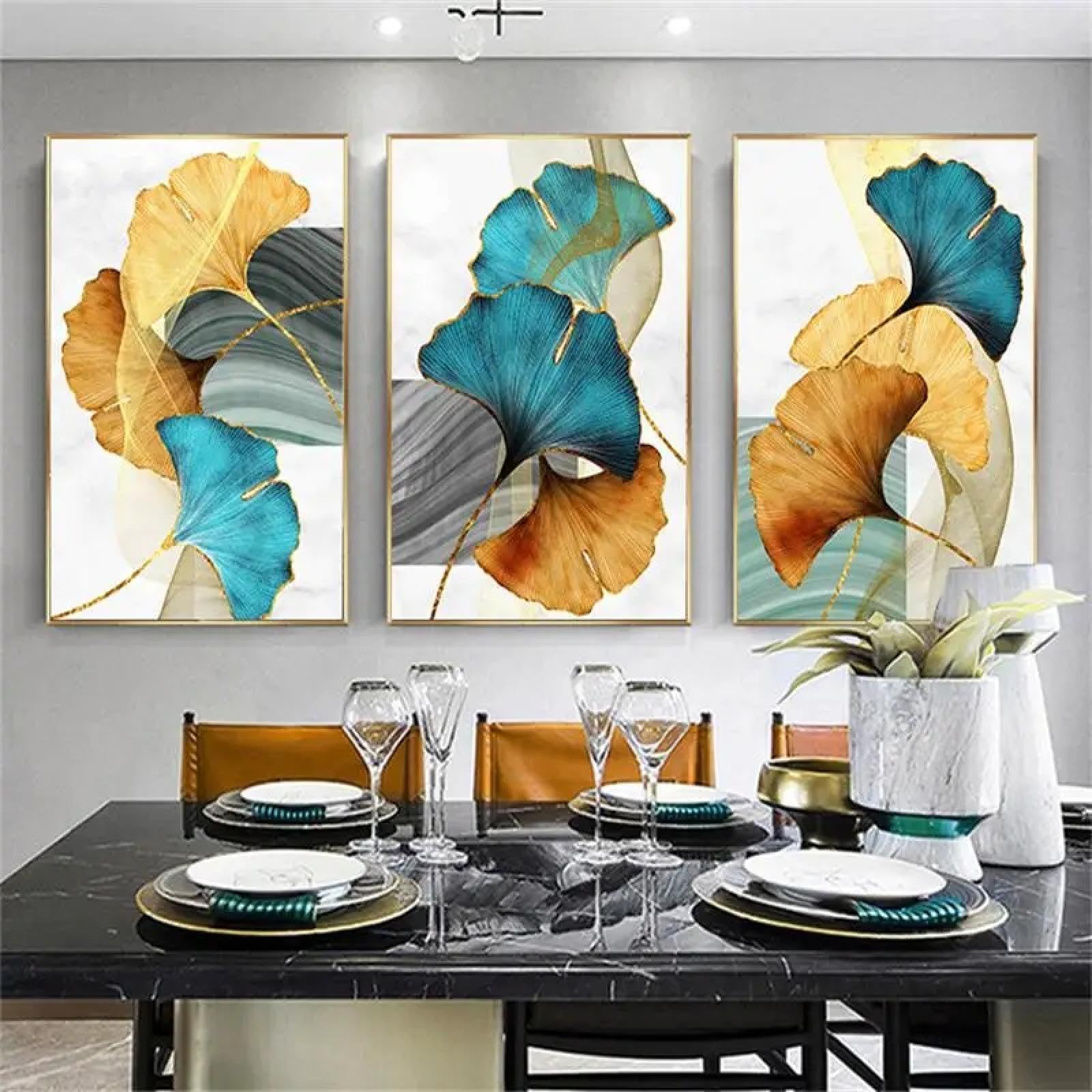 BMGKYAGL Poster musicale, arte murale su tela, dipinto moderno, stampe, soggiorno, camera da letto, arredamento per la casa, altro stile, scegli 50x75cmx3 cornice