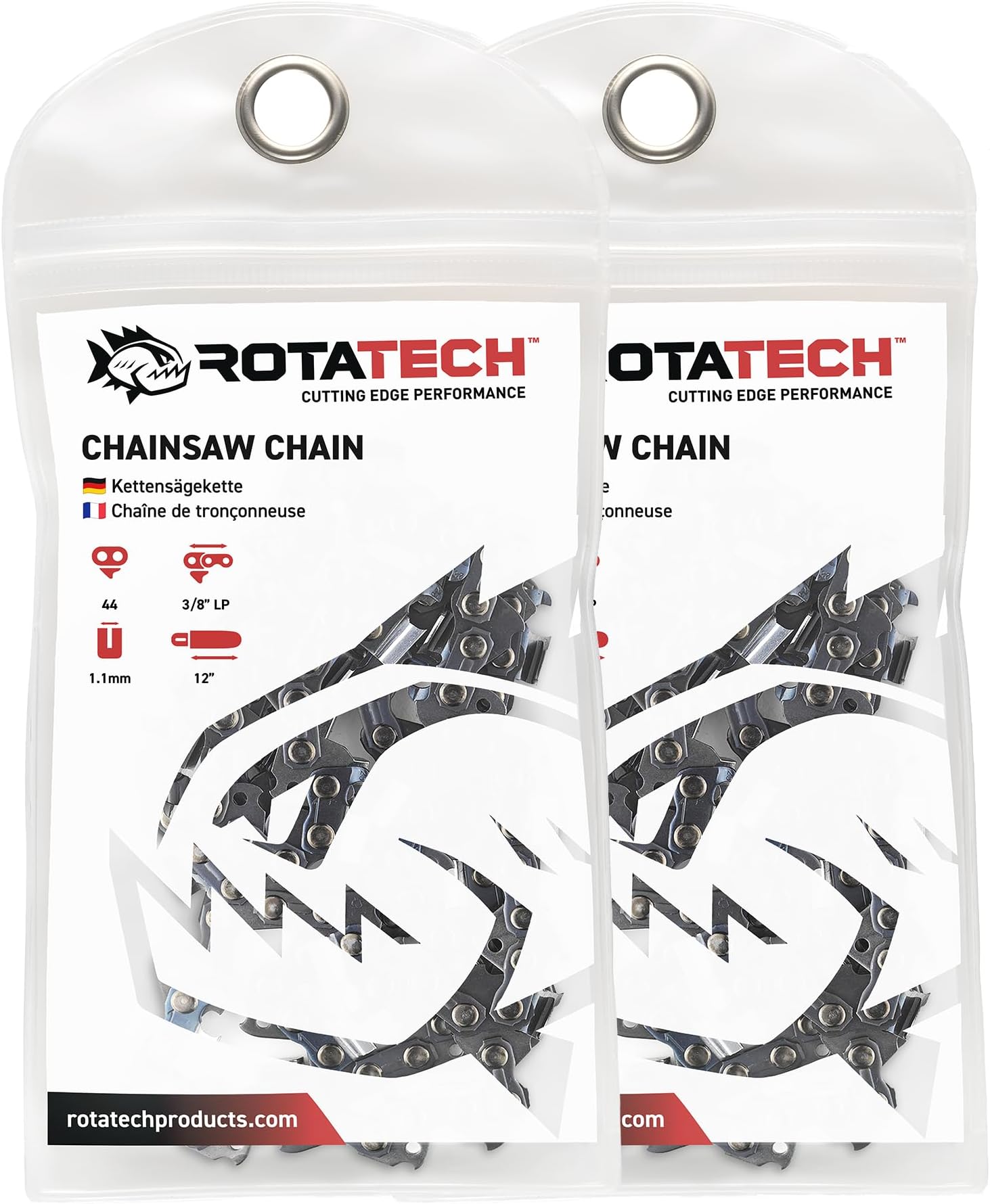 x2 (Two) Genuine Rotatech 12" Saw Chain Fits STIHL KOMBI KM HT Chainsaw