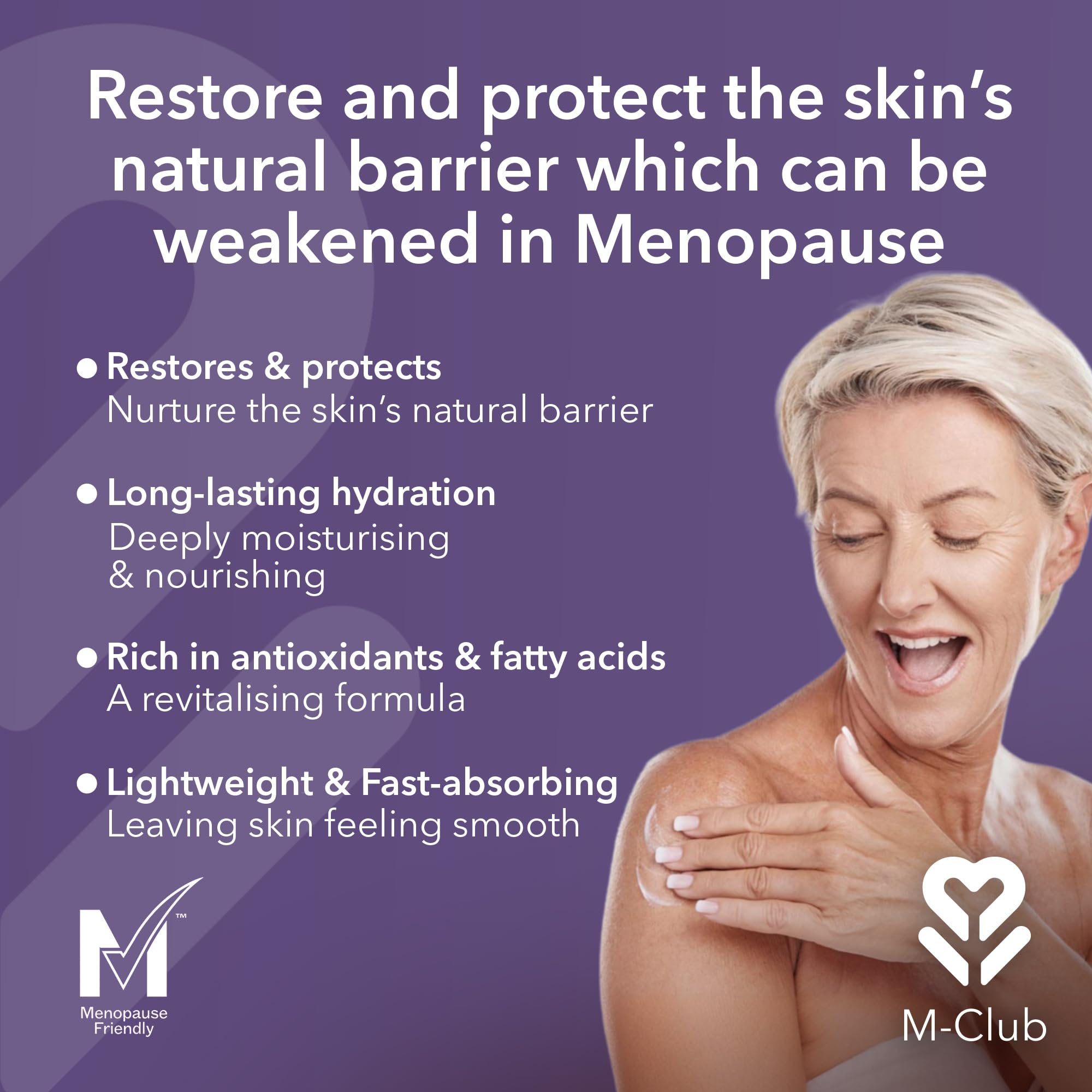 M-Club Replenishing Body Lotion for Women & the Menopause - Image 2
