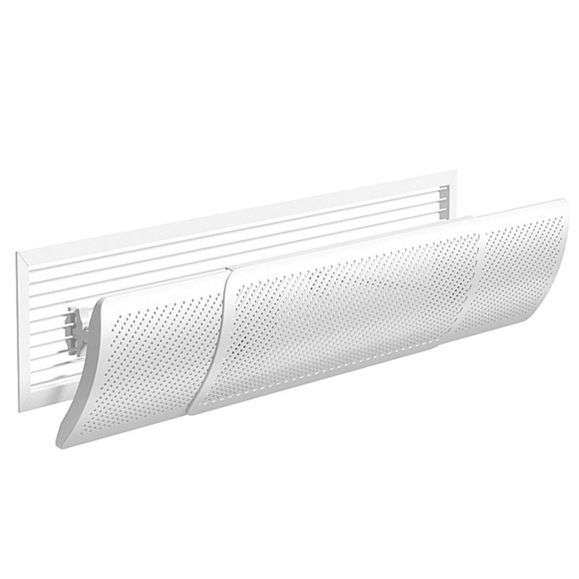 Yeaxxsqy AC Wind Deflector: Air Conditioner Wind Deflector - Retractable Adjustable Anti-condensation AC Vent Baffle, Fits 49-86cm Vents, White