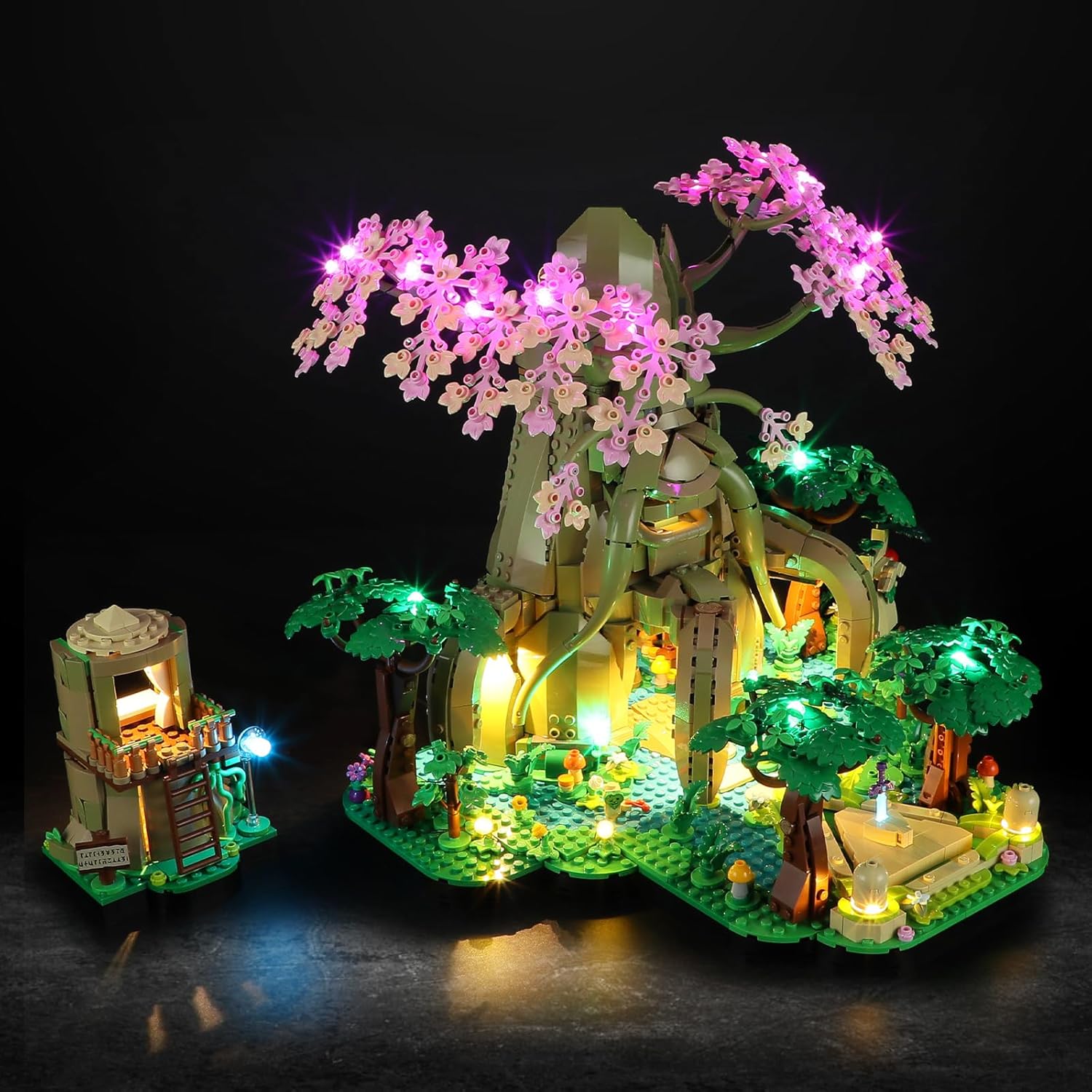 Vaodest LED Light for Lego 77092 Great Deku-Tree 2-in-1 Set,Design and Configuration Compatible with Model 77092(LED Light Only, Not Building Block Kit)