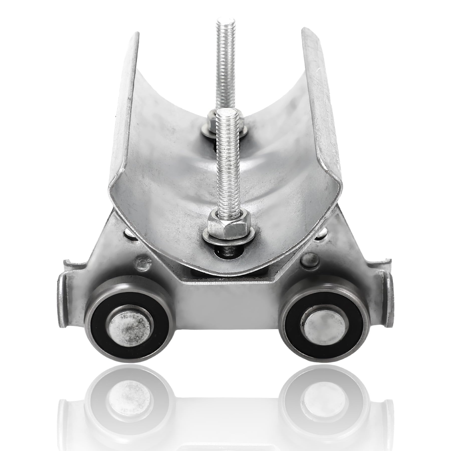 Carrello Con Ruote A Rulli In Acciaio - Per Cavi E Sollevamento, Diametro Puleggia 24mm - Foto 10