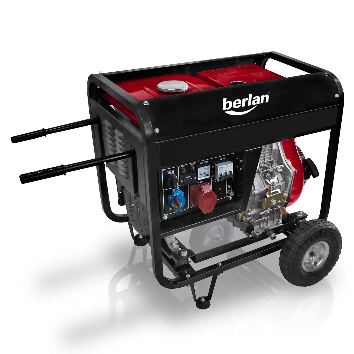 Générateur diesel 4,5 kW Berlan 230-400V contre les pannes d'électricité