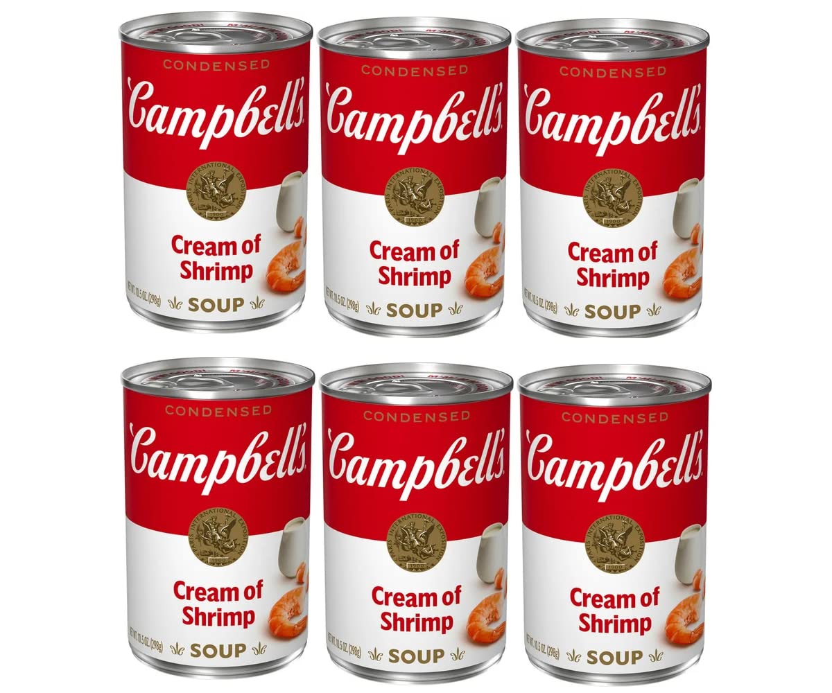 Campbell'sShrimp Cream Condensed Soup, 10.5 Ounce (Pack of 6)