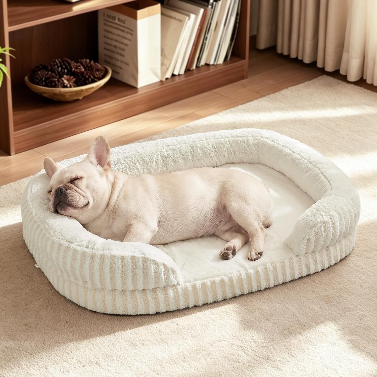 MIXJOY Orthopedic Dog Beds Medium Sized Dog,Washable Medium Dog Bed,28"
