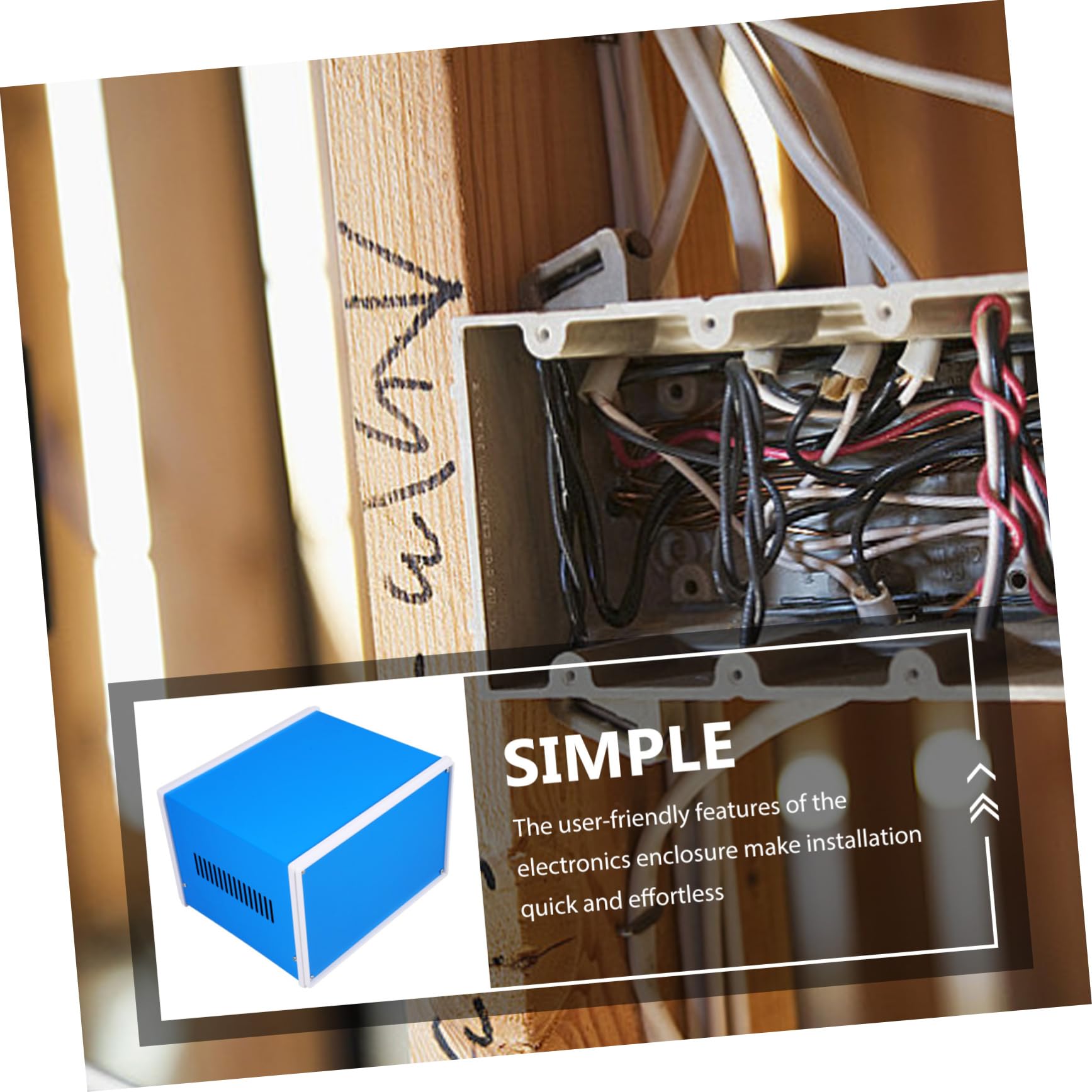 DOITOOL Elektronikgehäuse Metall Anschluss Und Projektbox Aus Eisen Schraubbefestigung Schutzgehäuse Für Messgerät Und Kommunikationsverteiler Für Industrieanlagen