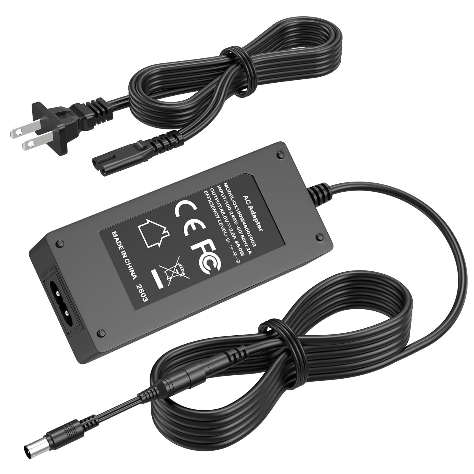 Amazon.com: 48V NVR System Charger fit for Lorex 4K 8ch 1HDD 8PoE