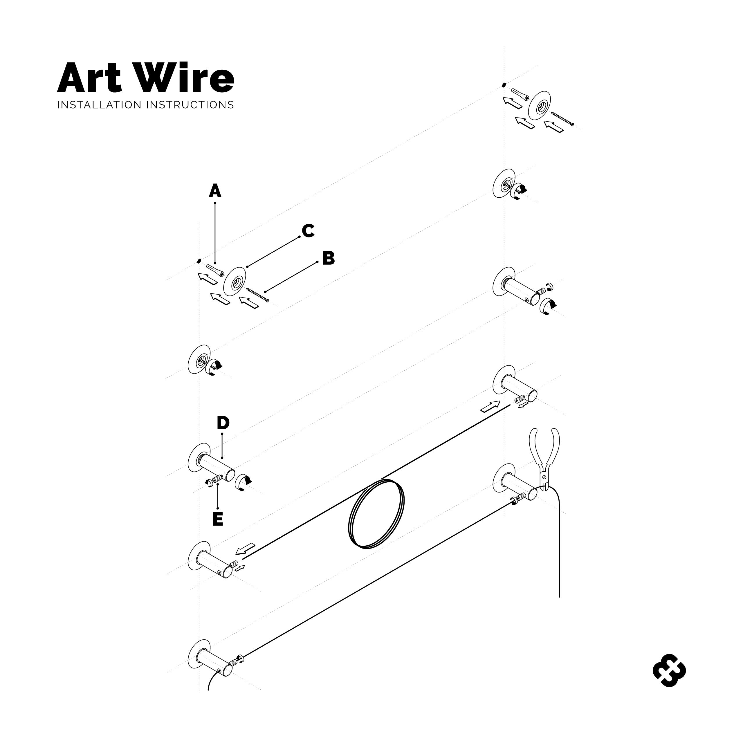 Kids Art Display for Wall (40 Clips 9ft Wire) Artwork Display for