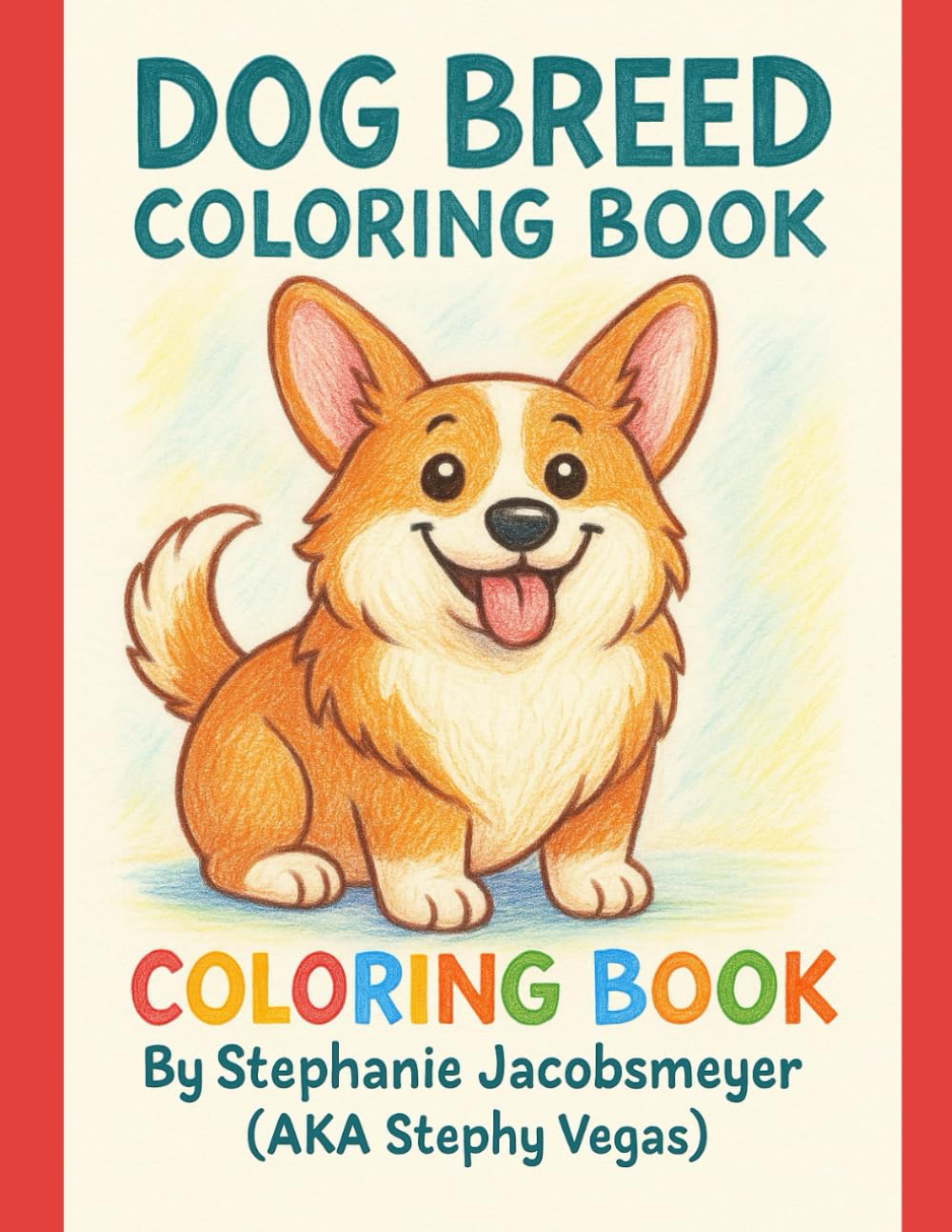 Dog Breed Coloring Book