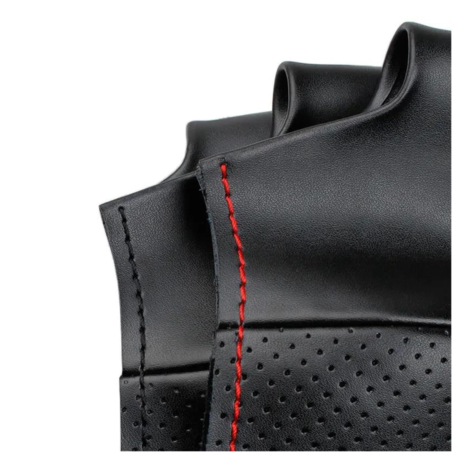 Lenkradabdeckung Handgefertigtes Auto-Lenkrad Für Toyota Für Rav4 2009–2012 Jahre, Schutzhülle, Atmungsaktive Lenkabdeckungen Lenkrad Bezug Auto(Black)