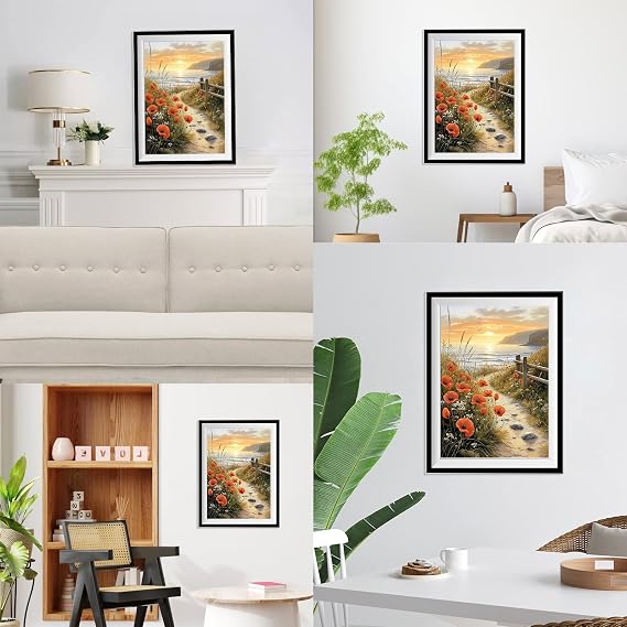 NEWENMO Sunset Scenery Diamond Painting Kit DIY Diamond Art Craft 30x40cm