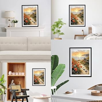 NEWENMO Sunset Scenery Diamond Painting Kit DIY Diamond Art Craft 30x40cm