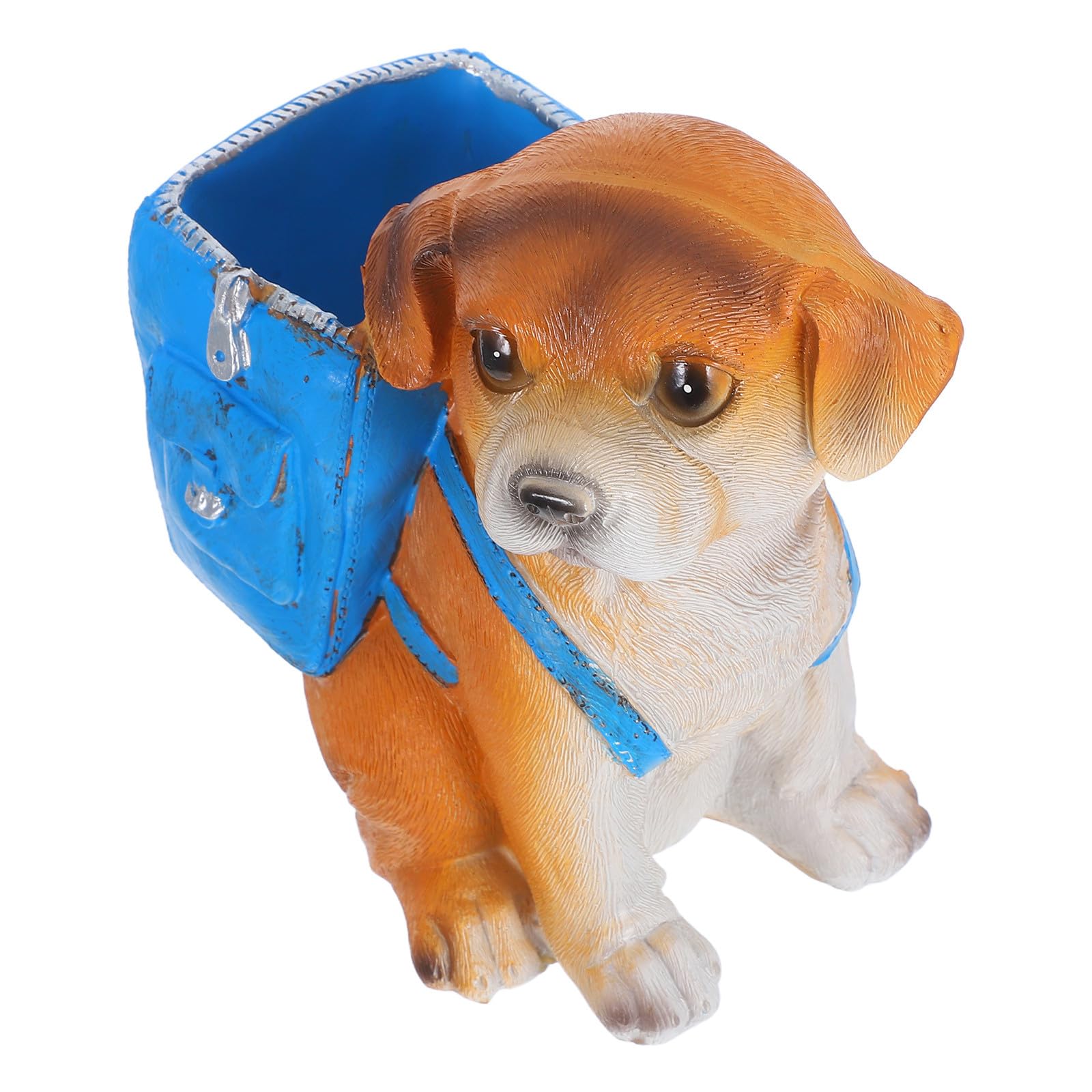 Fini le désordre avec le porte-stylo compact et stable en forme de chien