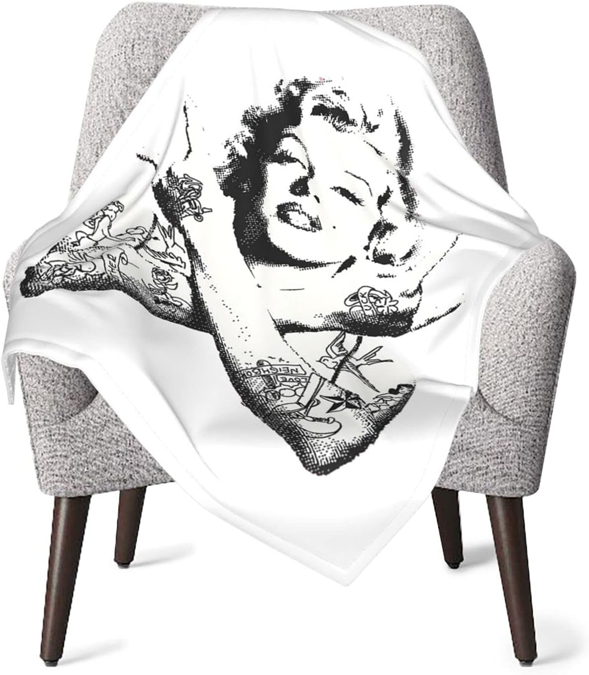 ベビー毛布 ベビーブランケット 赤ちゃん Banksy バンクシー マリリンモンロー 子供 キッズ用 二重毛布 ベビー布団 ベビータオルケット 新生児 抗菌防臭 保温性 かわいい ひざ掛 プレイマット ベビーケット 掛け布団 授乳ケープ 店舗 掛け毛布