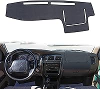 Vista 6 de Alfombrilla para tablero de instrumentos compatible con Toyota 4Runner 1996 1997 1998 1999 2000 2001 2002 (Beige)