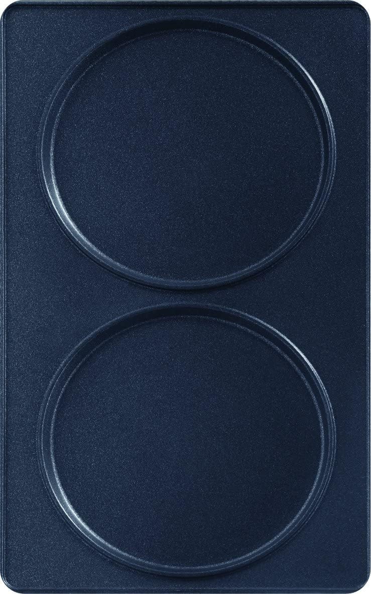 Tefal XA8010 Snack Collection Pancake Plate Number 10 | suitable for Tefal SW85XX Snack Collection | Includes Recipe Book | Black
