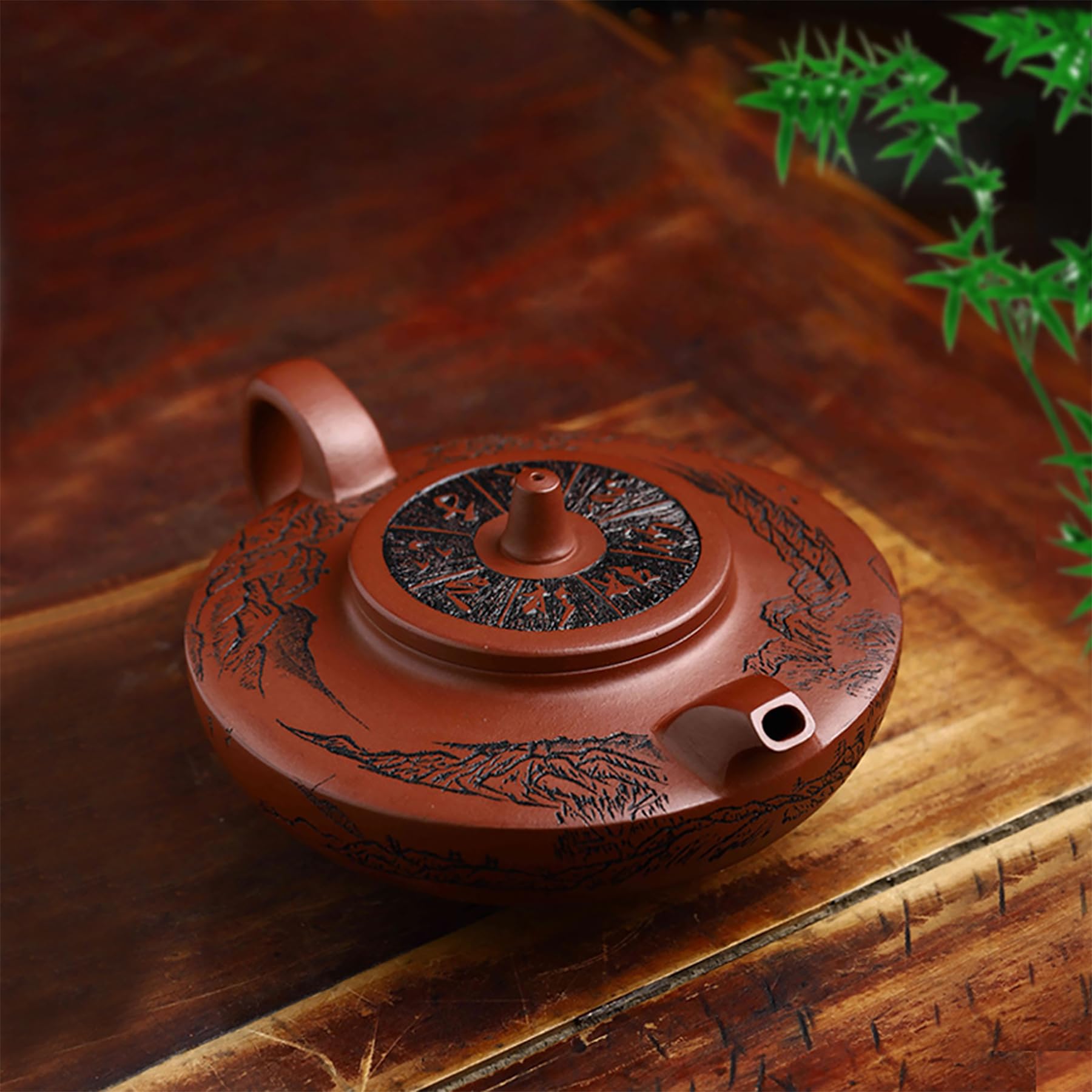 OITRCSSHandmade Zisha Teapot, Chinese Yixing Purple Clay Tea Pot 340cc,Chinese Kungfu Brew Infuser Loose Leaf Tea