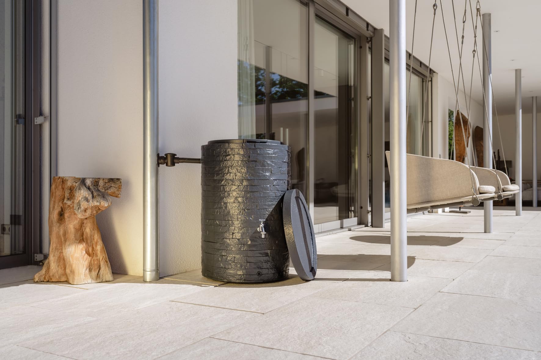 GARANTIA MURO zbiornik na deszczówkę 260 l, graphite grey