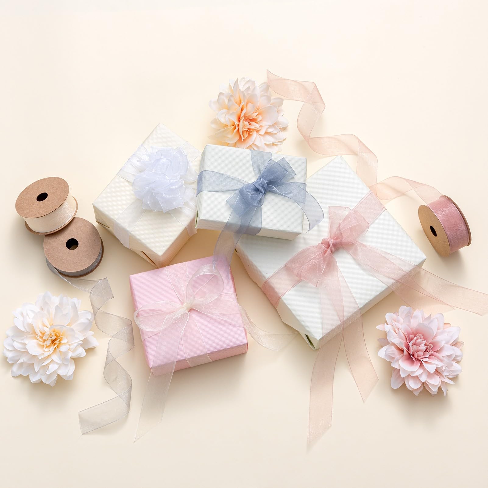 Nastro Organza Verde Menta - 25mm X 9m, Per Regali, Matrimoni E Decorazioni - Foto 11