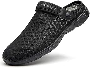 Mens Womens Clogs Garden Shoes Breathable Mesh Slippers Beach Sandals Outdoor Sports Casual Summer Flip Flops