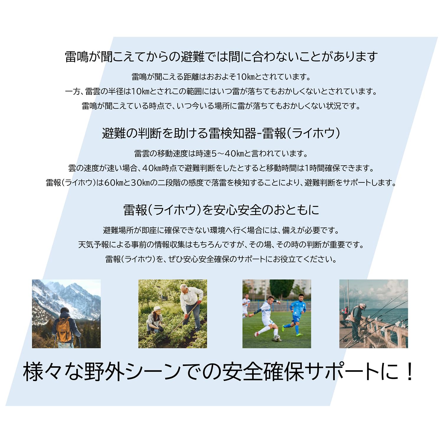Amazon.co.jp: シナノカメラ(Shinano Camera) 雷検知器 雷報Li-Ho SCE