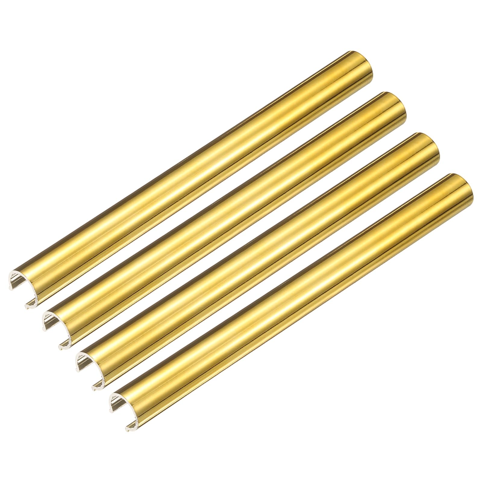 Manchons de tuyau de radiateur plastique doré 15 mm pour cache-tuyaux mural
