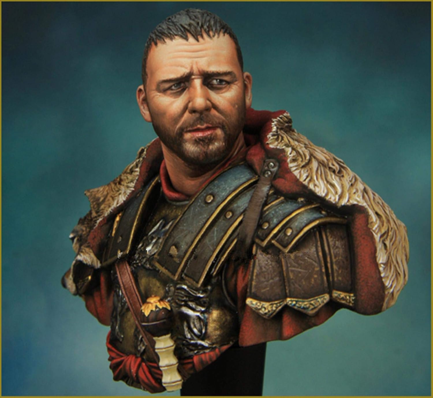 Figurine Buste Guerrier 1/10 En Résine – à Peindre Et Assembler (kit Non Peint)