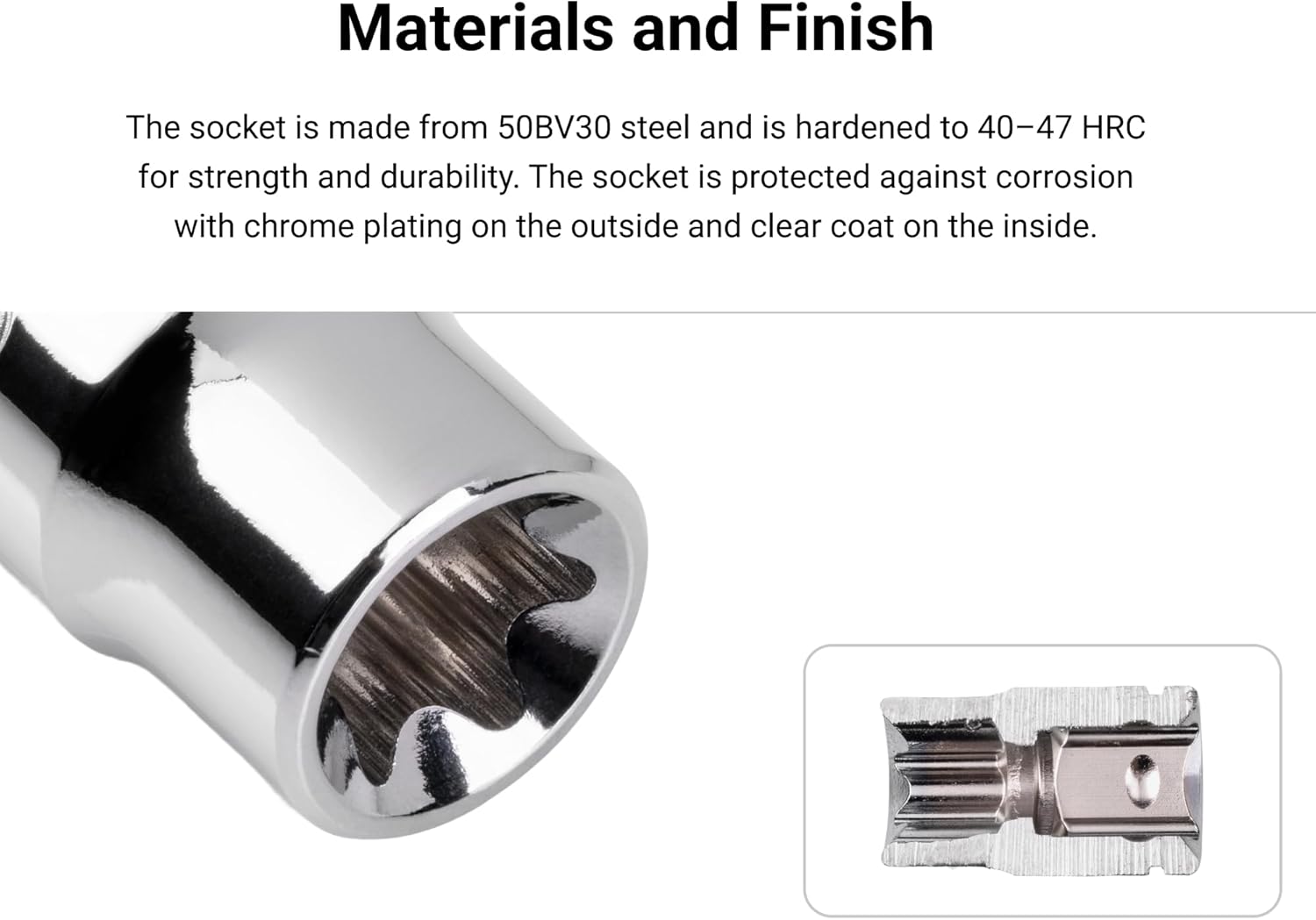 TEKTON 3/8 Inch Drive External Star Socket Set with Rail, 12-Piece (E4 - E20) | SHD91117