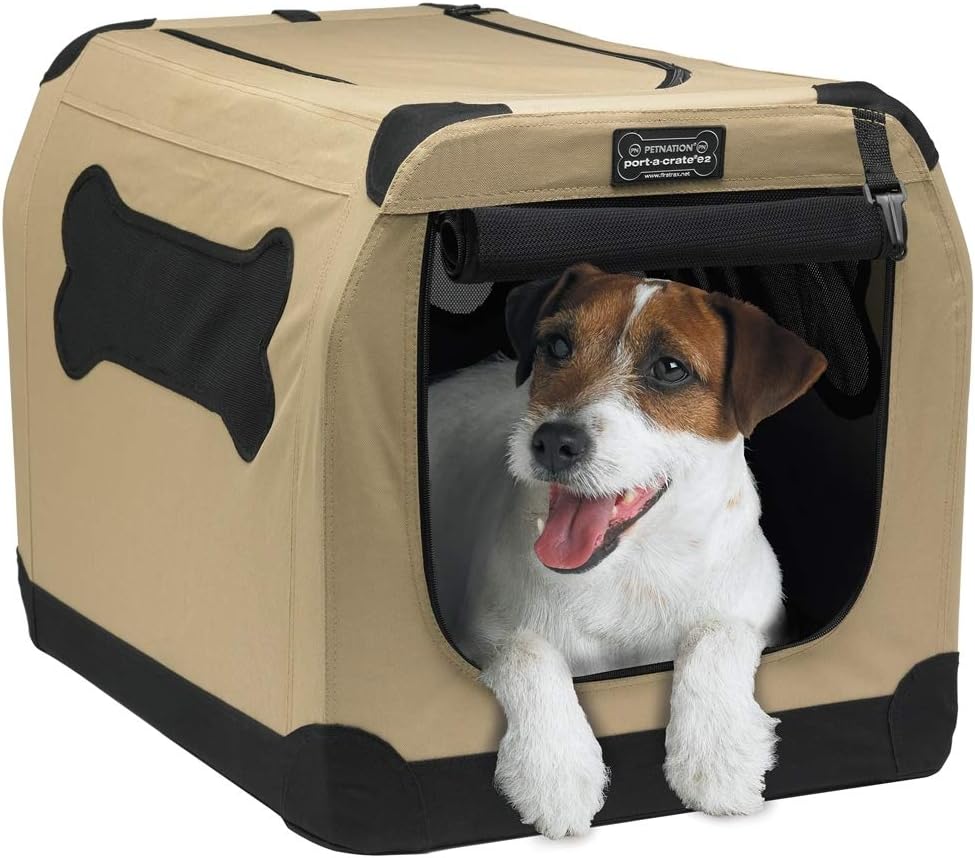 Port-A-Crate Indoor and Outdoor Home for Pets, 24-Inch
