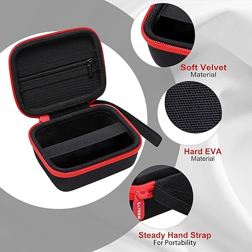 Miniatura 6 de LTGEM Estuche rígido EVA para Xvive U2, JOYO, LEKATO, Getaria y más transmisor inalámbrico de guitarra receptor (solo funda)
