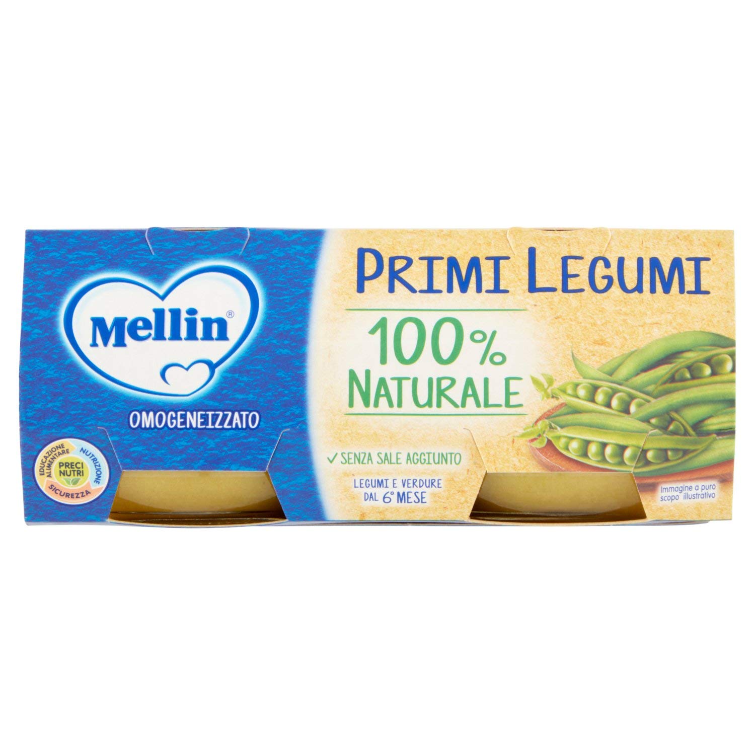 MELLIN OMOG PRIMI LEGUMI 2X80G