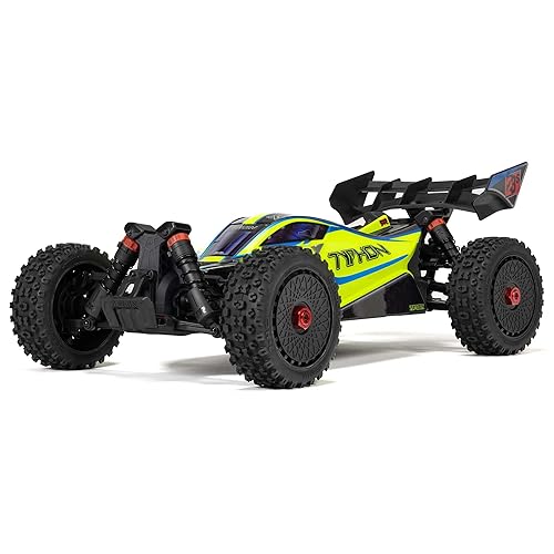 ARRMA RC Car 1/8 Typhon 4X4 223S BLX BRUSHLESS Buggy RTR (Battery and Charger Not Included) with DSC (Yellow), ARA4306V4T2