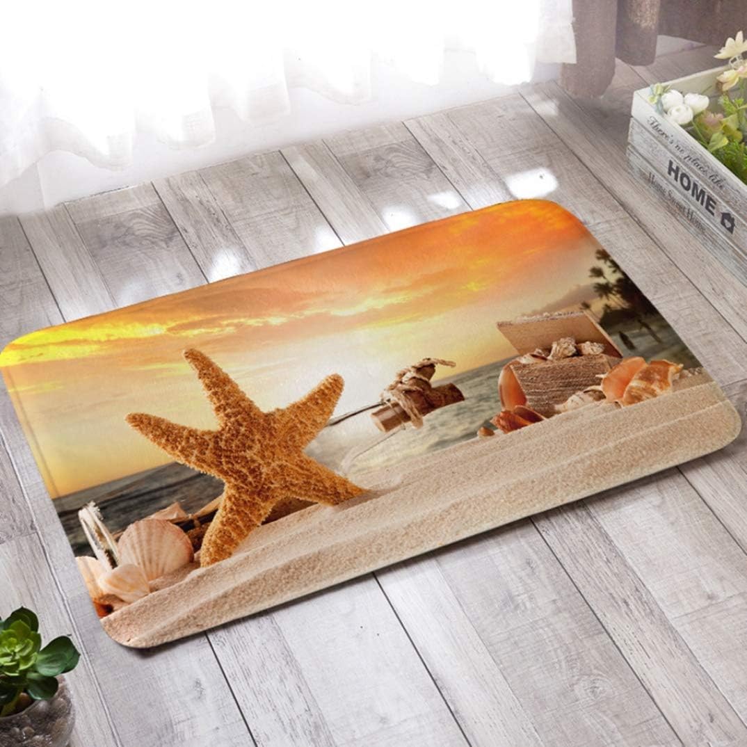 水洗い 防滑 バスマット 中敷カーペット 吸水 速乾 低反発 足拭きマット 50 80cm ラグ 海洋柄 ランネル生地 屋内 玄関 トイレ キッチンマット 貝柄 ノンスリップ 足元マット 猫柄 浴室 お風呂マット速乾 耐磨耗形 独特な