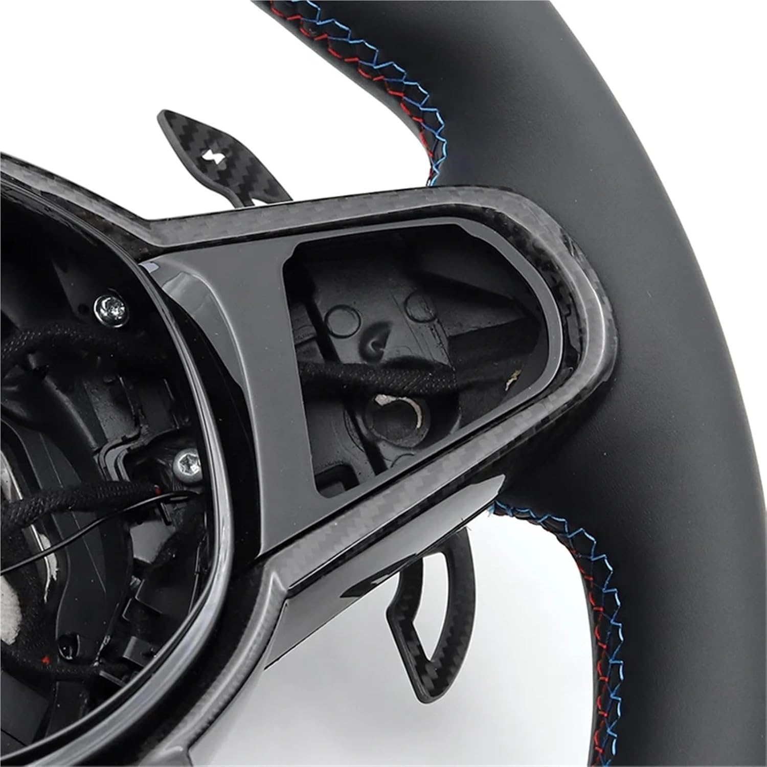 Napa Leather M Sport Steering Wheel Fit For BMW G01 G05 G20 G21 G80 G81 G22 G23 G26 G30 G32 G87 3 4 5 Series Car Accessories(Gold)