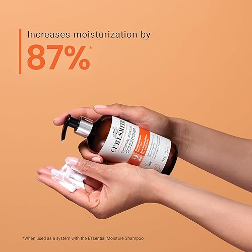 Miniatura 4 de CURLSMITH - Acondicionador de humedad esencial, ligero control de encrespamiento para cabello ondulado, rizado y rizado, vegano (3 onzas líquidas)