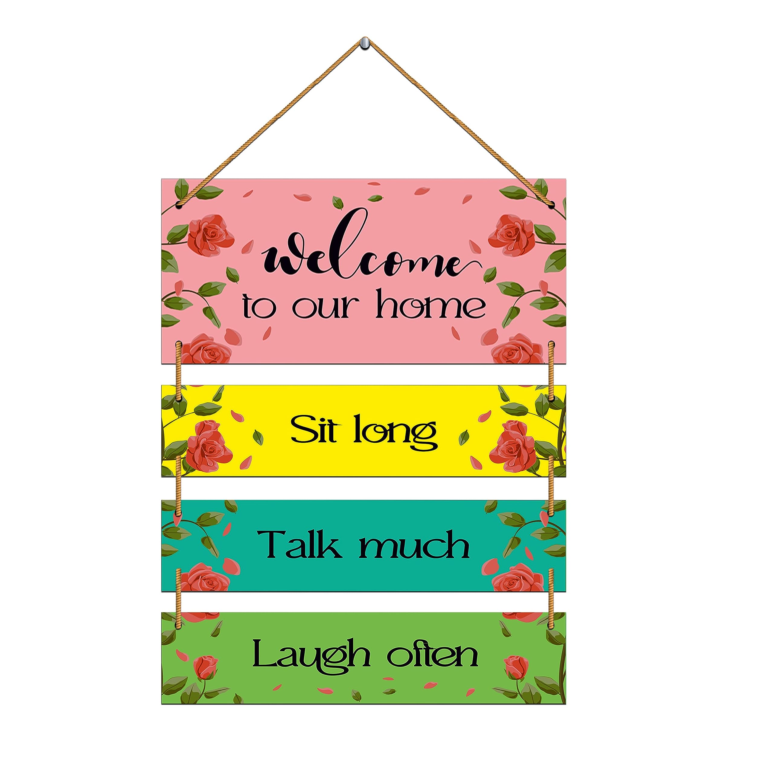Amazon Brand - Umi Wall Hanging MDF Decorative Wall Art for Living room | Bedroom | Home Décor | Office | Gift Plaques (10137WH) (Style 7) (B0CCS6546J) Amazon Price History, Amazon Price Tracker