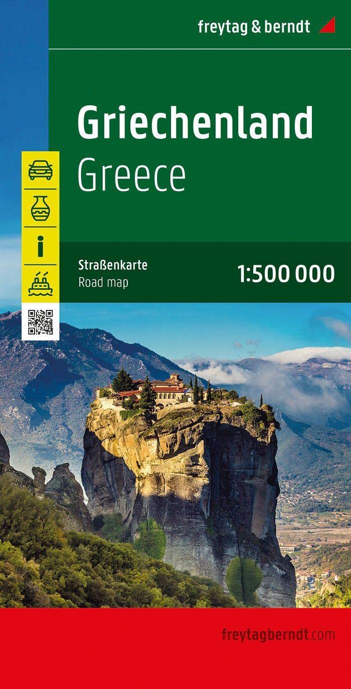 Greece Road Map 1:500,000
