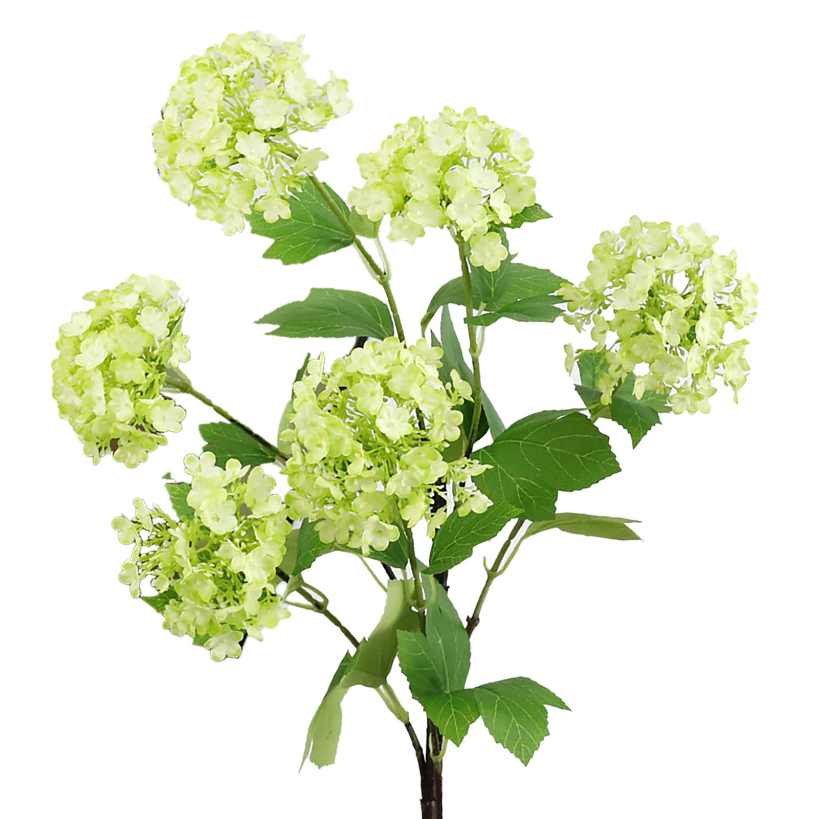 Hortensias artificiels en soie haut de gamme à 3 têtes florales décoratives