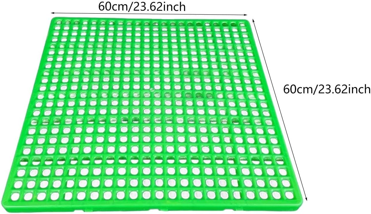 Rabbit Cage Mat Pad Waterproof Holder Pets Supplies Bedding Cage Liner Feet Pad for Hamsters Bunny Rats Small Animals, 60cmx60cm