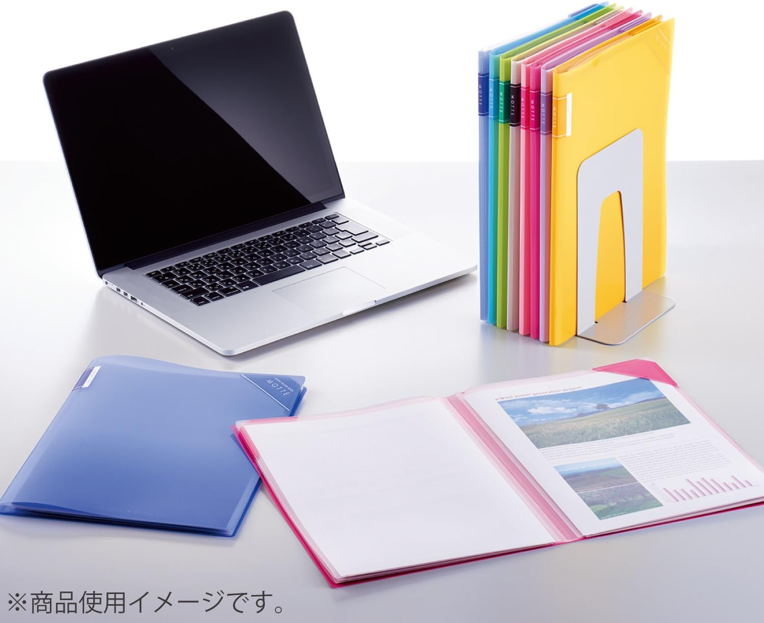 Kokuyo F-LM5710P-6 File, Clear Holder Book, Motte A4, 6P, Pink
