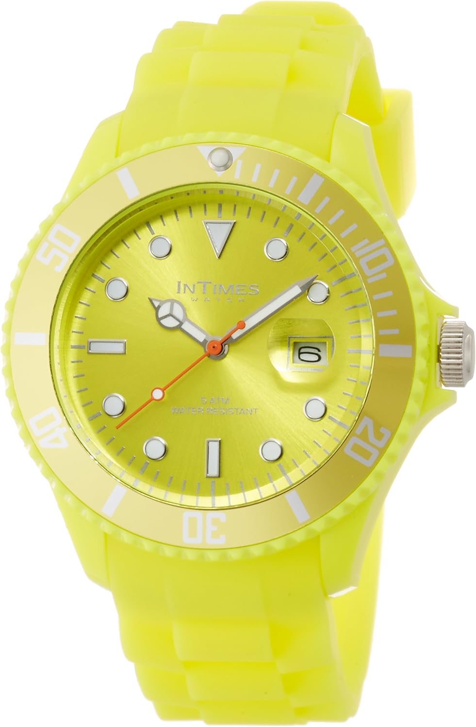 [2-in-1 Times] InTimes Watch sitizunmu-bu with Date Calendar with Perm Yellow it057 – luyw [Regular Import Goods]